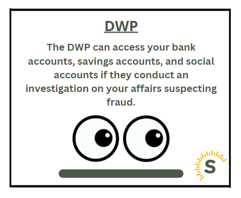 can dwp check your bank accounts