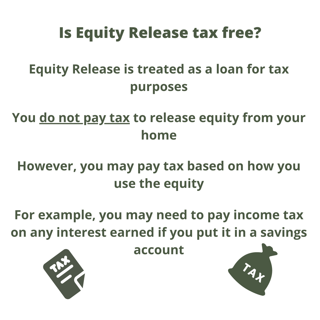 do you pay tax on equity release